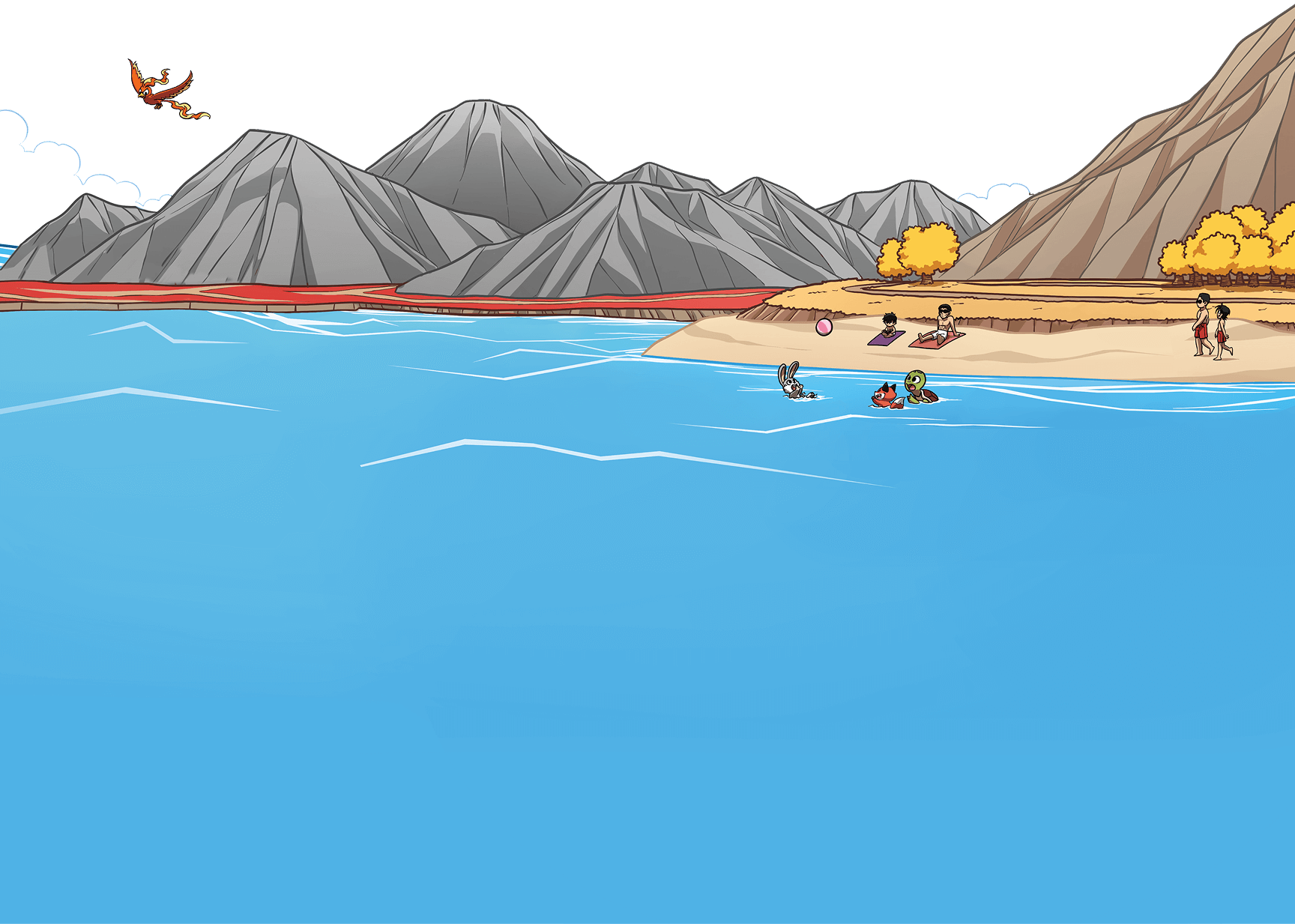 Characters and scene details